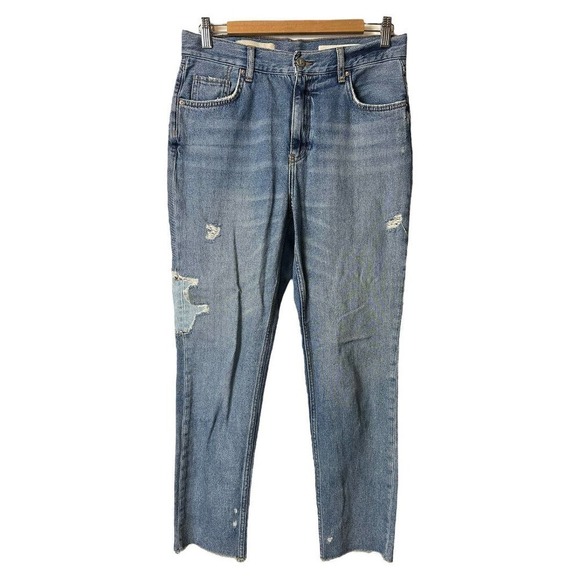NEW Anthropologie Pilcro and the Letterpress Tilde Ultra High Rise Cropped Jean - Picture 3 of 10